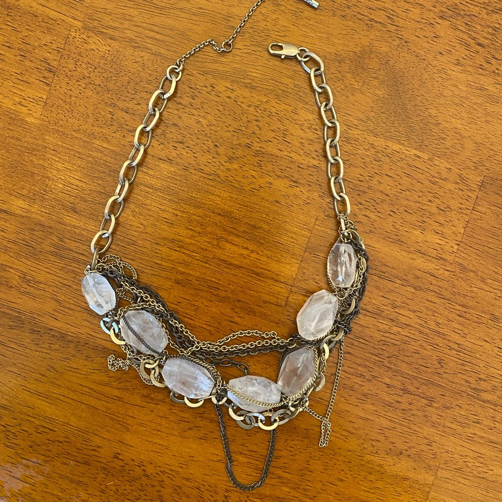 Kenneth Cole • Brushed gold chain necklace